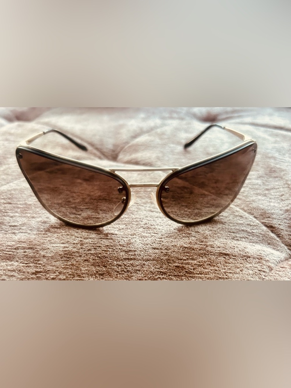 Prada Cat-Eye Sunglasses in Brown Gradient (Including Prada Case) - Picture 3 of 7